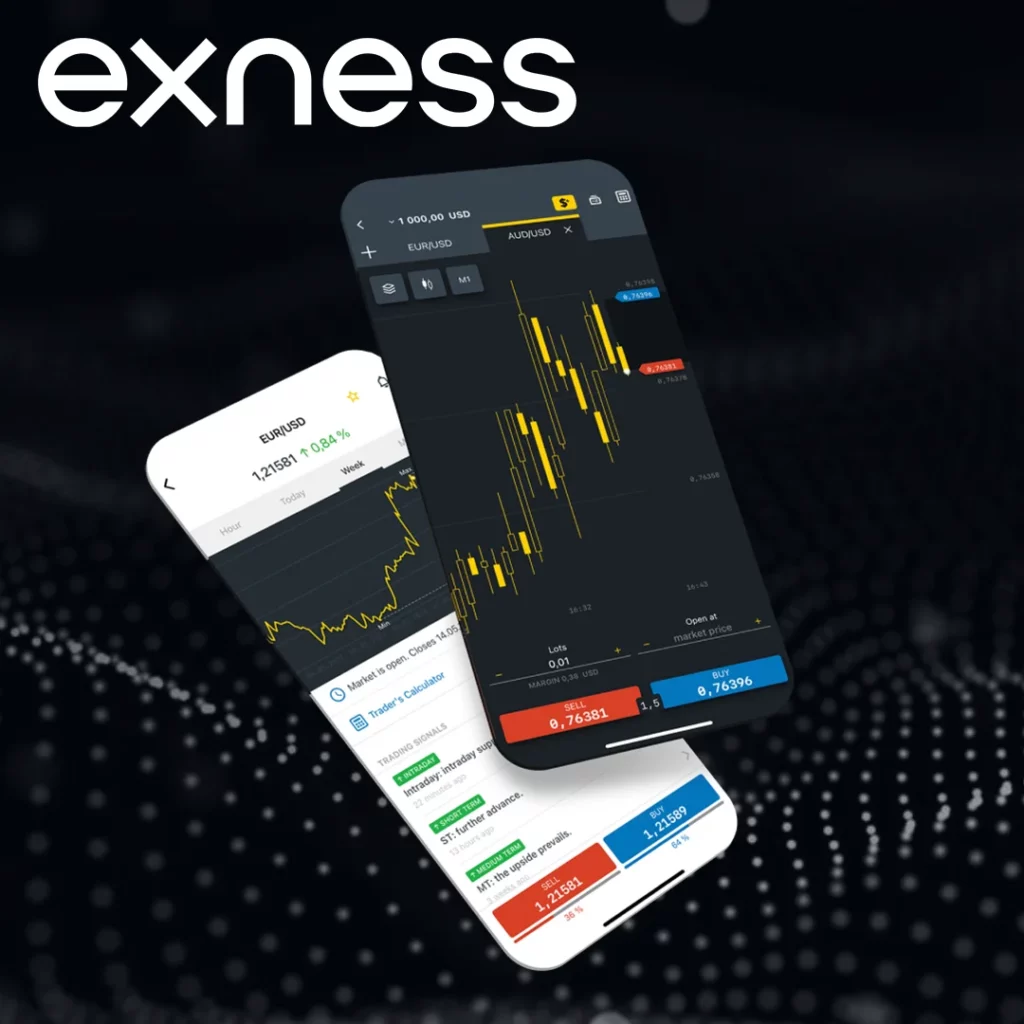 Вход через мобильное приложение Exness